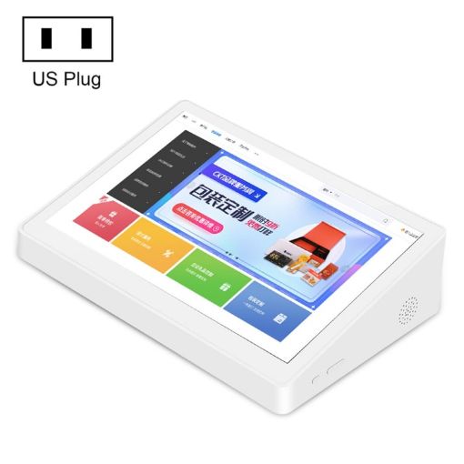 10.1" HSD1017T Android 6.0 Tablet PC, 1GB+16GB, US Plug (White) - 1