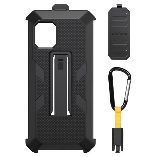 Ulefone Power Armor X11 Pro Back Clip Case with Carabiner (Black) - 1