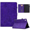 Purple Embossed Leather Case for Samsung Galaxy Tab A8 10.5 2021 - 1