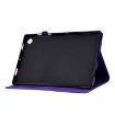 Purple Embossed Leather Case for Samsung Galaxy Tab A8 10.5 2021 - 5