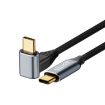 Steam Deck Gen2 100W USB-C Male to Male Curved Cable, 1.5m Length - 1