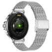 Waterproof Silver Smart Wristband with Heart/Blood Pressure Monitoring - 3