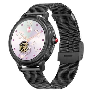 CF96 1.2" Waterproof Smart Steel Strap Wristband, Heart/BP Monitor - 1