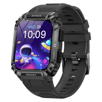 T3 1.95" Rugged Smart Wristband with Heart & Blood Pressure Monitor - 1