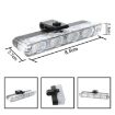 4 in 1 Car Grille Flash Lights with Remote (16 LEDs, Red Blue) - 3