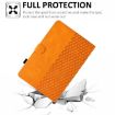 Samsung Galaxy Tab A7 2020 Rhombus Leather Tablet Case (Khaki) - 5