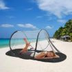 Portable Boat Type Outdoor Camping Mosquito Net Tent, Navy Blue - 2