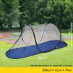 Portable Boat Type Outdoor Camping Mosquito Net Tent, Navy Blue - 3