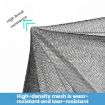 Portable Boat Type Outdoor Camping Mosquito Net Tent, Navy Blue - 4