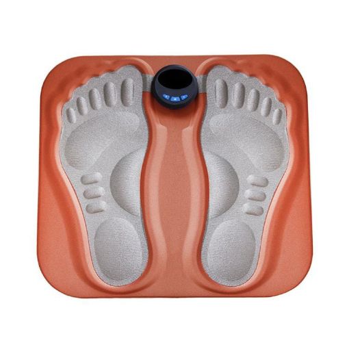 EMS 3D Foot Massager, 6-Mode, 15-Level, Microcurrent Pad, Orange - 1