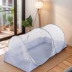 Portable Mosquito Net Tent, No Installation Needed, White Mesh - 4