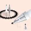 Xiaomi Smart Pen 2nd Gen Replacement Tip Nib with Cap White - 2