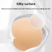 Dark Brown Ultra-Thin Invisible Anti-Bump Silicone Breast Stickers 8cm - 5