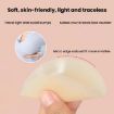 Dark Brown Ultra-Thin Invisible Anti-Bump Silicone Breast Stickers 8cm - 6