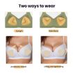Double-Sided Silicone Triangle Breast Pads, M/B, Brown Skin, Orange Box - 6