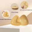 Double-Sided Silicone Breast Pads, L/C, Brown Skin, Orange Box - 4