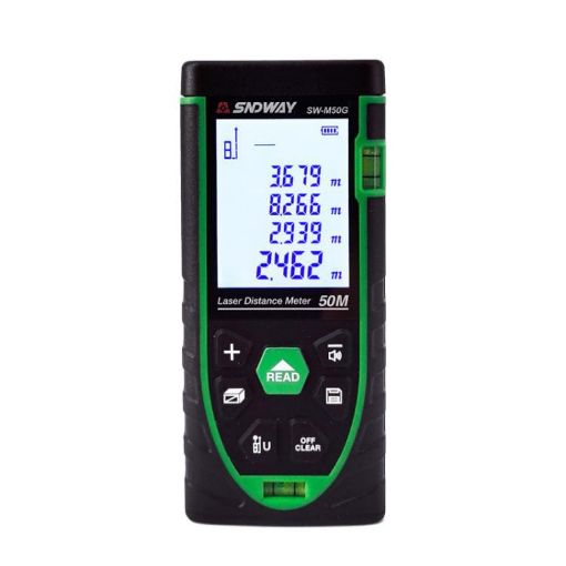 SNDWAY SW-M50G 50M Green Laser Range Finder Indoor Outdoor - 1