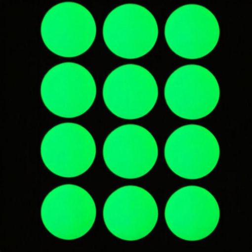 12pcs PEVA Glow-in-the-Dark Anti-Slip Stickers for Stairs & Bathroom - 1