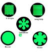 12pcs PEVA Glow-in-the-Dark Anti-Slip Stickers for Stairs & Bathroom - 2