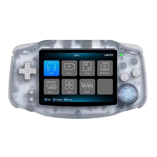ANBERNIC RG 34XX Retro Handheld Console, 32G, Glacier Blue, No Games - 1