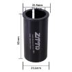 ZTTO Bicycle Seat Post Conversion Sleeve 25.4-31.6mm 2pcs (Black) - 2
