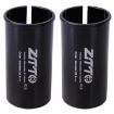ZTTO Bicycle Seat Post Conversion Sleeve 31.6-33.9mm Black 2pcs - 1