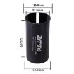 ZTTO 33.9-34.9mm Bicycle Seat Post Conversion Sleeve 2pcs (Black) - 2