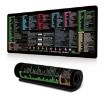 Keyboard Shortcut Non-Slip Desk Mat with Computer Commands, 300x800x2mm - 1