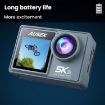 M40TRW 5K Action Camera: Touch Screen, Remote, Mic, Anti-Shake - 6
