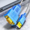DTECH DT-5011 USB to RS232 Adapter Cable, Dual-Chip, 1m with LED - 2