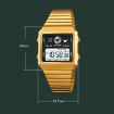 SKMEI 2450 Men Business Square Waterproof Multifunctional Watch - 4