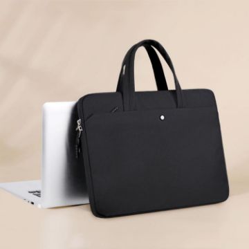 14-14.6" Universal Shockproof Laptop Bag Briefcase - Black - 1