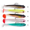 PROBEROS DW6092N12B 5pcs T-Tail Soft Lure Set with Single Hook - 2