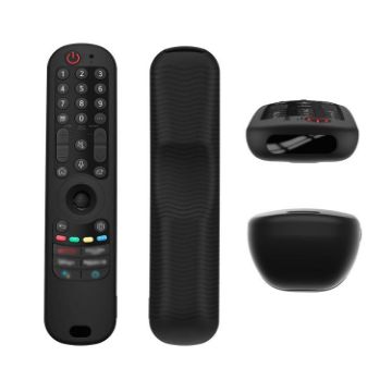 Black Silicone Cover for LG AN-MR21/22/23/24 Remote Control - 1
