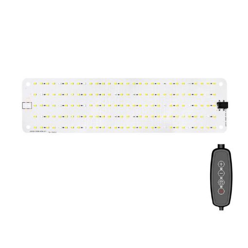 Sunlight-Like 12V LED Plant Growth Light, Single Head (US Plug) - 1
