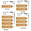 12V LED Plant Growth Light, Sunlight-Like, Four Head, EU Plug - 2