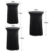 Premium Business Cocktail Bar Stretch Table Cover, 80x110cm - 2