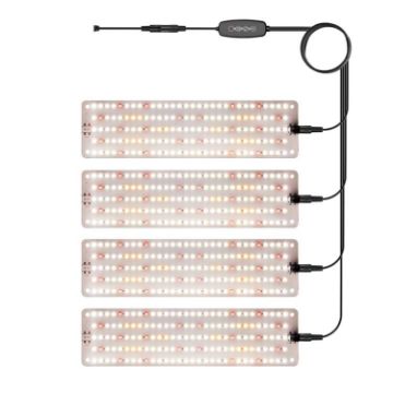 LED Quantum Board Indoor Plant Lamp, Four Heads, UK Plug - 1