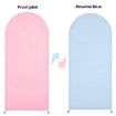 Green U Shape Spandex Stretch Backdrop Cover 180x80cm - 3