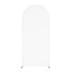 Arch Fabric Cover U Shape Stretch Cloth for Wedding/Party, White - 1