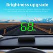 M2 Universal Cars HUD GPS Speedometer KM/H (White) - 4