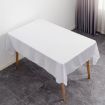 Wine Red Satin Tablecloth, 150x300cm - Hotel Banquet Wedding Decor - 2