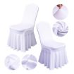 Green Spandex Stretch Chair Cover for Weddings and Hotel Decor - 2