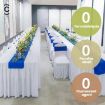 Green Spandex Stretch Chair Cover for Weddings and Hotel Decor - 4