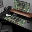 Cute Frog Mouse Pad: Non-Slip Green Desk Mat 300x800x2mm - 5