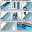 Impulse Sealer Spare Parts: 5pcs Heat Seal Strips Replacement 300mm - 5