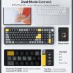 IMICE AN-800 Black Wireless Bluetooth Silent Keyboard Dual Mode - 3