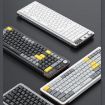 IMICE AN-800 Bluetooth Wireless Silent Keyboard (Black Gray Orange) - 2
