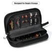 LEO 28323 Medium Fly Sequins Lure Pouch EVA Storage Bag - 6
