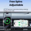 Gray Wireless Car Charger with Infrared Auto Open/Close Bracket - 4